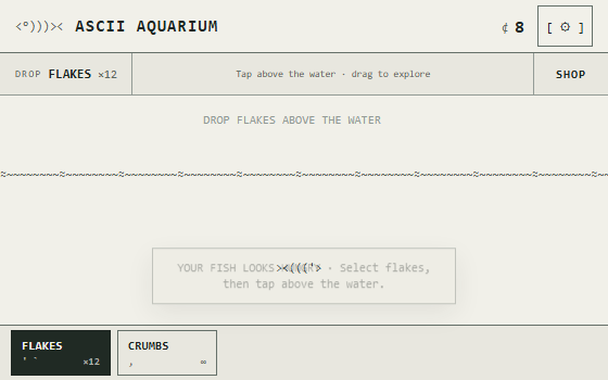 Preview of ASCII Aquarium