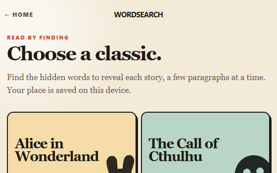 Preview of Classic Wordsearch