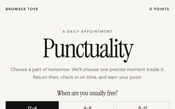 Preview of Punctuality