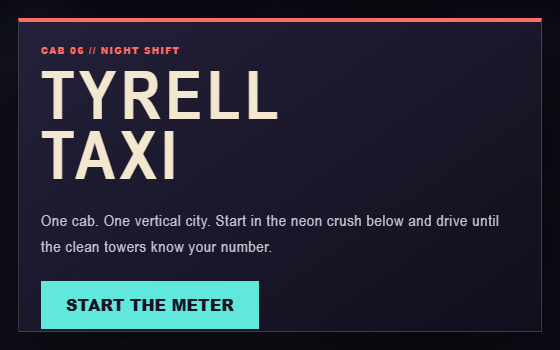 Preview of Tyrell Taxi